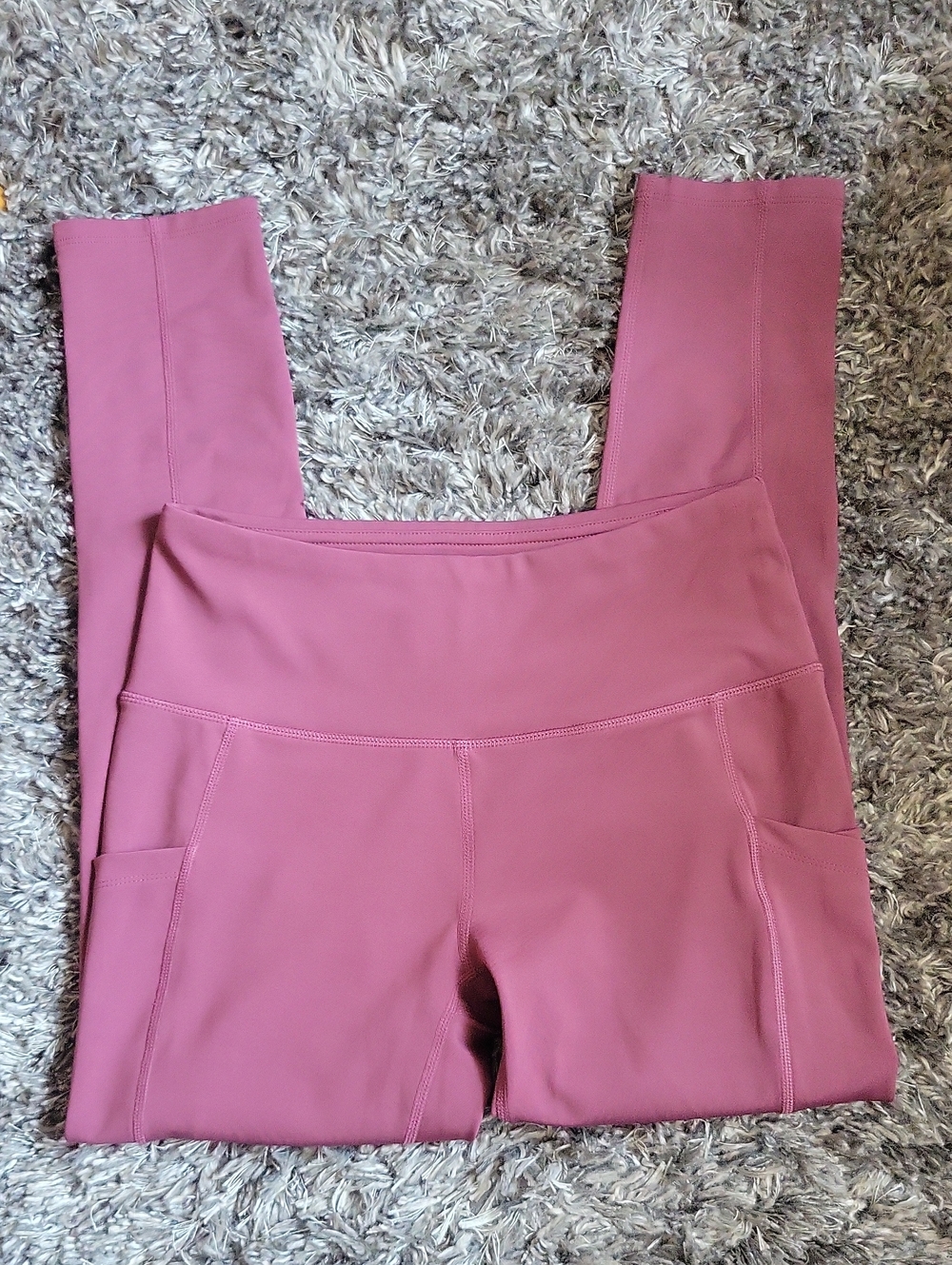 High-Rise Pocket Leggings in Dusty Mauve